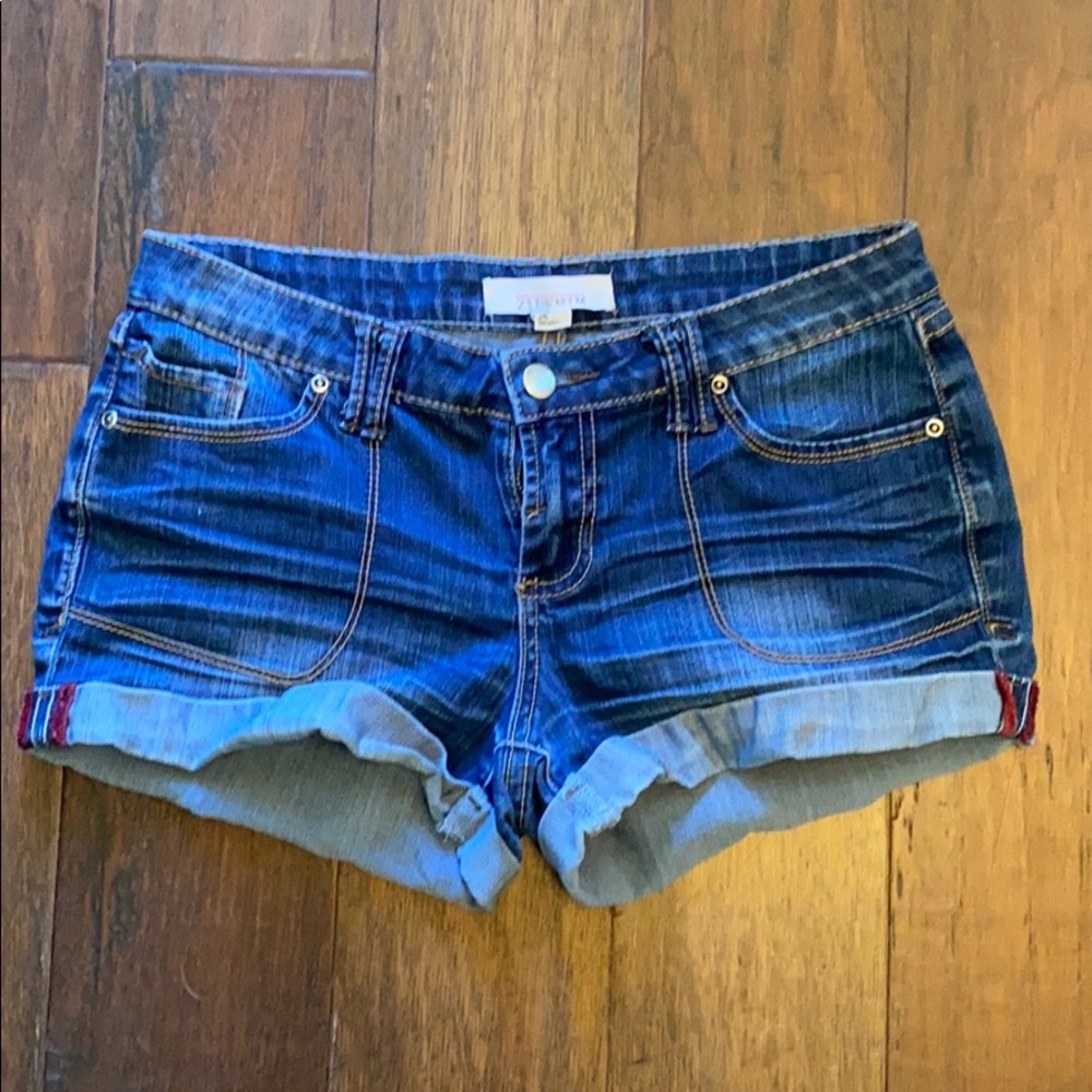 Denim shorts
